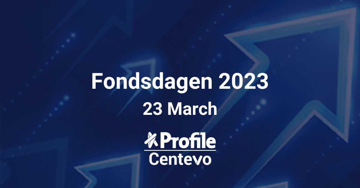 Profile Centevo sponsors Fondsdagen 2023 in Norway
